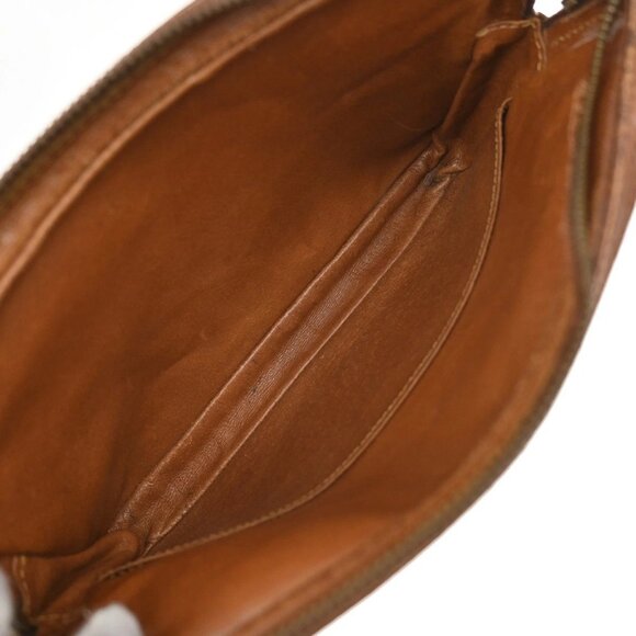 LOUIS VUITTON Logo Pochette Sports Clutch Hand Bag Monogram Leather - Picture 2 of 16